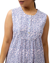 Load image into Gallery viewer, Schrank Sleeveless Nightie Pink and Navy Flower Print SK416A - 1 left size 16