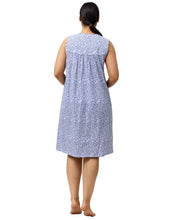 Load image into Gallery viewer, Schrank Sleeveless Nightie Pink and Navy Flower Print SK416A - 1 left size 16