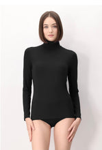 Load image into Gallery viewer, Oroblu Perfect Line Micro-modal Turtle Neck Long Sleeve VOBT01644