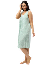 Load image into Gallery viewer, Yuu Sleeveless Vintage Green Nightie Y463V