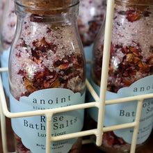 Load image into Gallery viewer, Anoint Rose Bath Salts in a Bottle