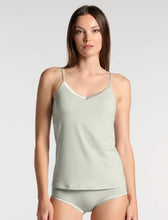 Load image into Gallery viewer, Oroblu Perfect Line Cotton Cami Top - Shoestring Straps VOBT01674
