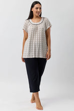 Load image into Gallery viewer, Yuu Kenya pyjamas with cap sleeve and long pants Y253K5 Sandstone last 1 - size medium