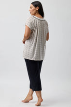 Load image into Gallery viewer, Yuu Kenya pyjamas with cap sleeve and long pants Y253K5 Sandstone last 1 - size medium