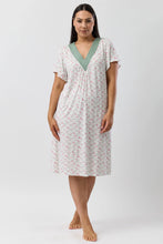 Load image into Gallery viewer, Yuu Tea Rose short sleeved nightie Y346T