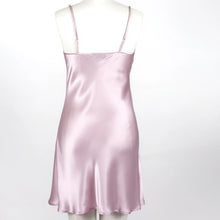 Load image into Gallery viewer, Carmen Kirstein 100%Silk Slip Chemise Nightie NZ Made.