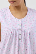 Load image into Gallery viewer, Schrank Peony Sleeveless Nightie SK418P5 Pink and Blue