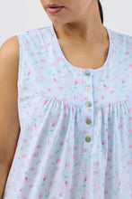 Load image into Gallery viewer, Schrank Peony Sleeveless Nightie SK418P5 Pink and Blue
