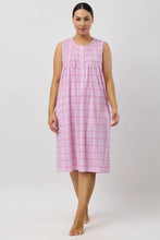 Load image into Gallery viewer, Schrank Baroque Sleeveless Nightie in Rose Pink or Indigo Blue SK411B5