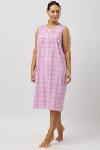 Load image into Gallery viewer, Schrank Baroque Sleeveless Nightie in Rose Pink or Indigo Blue SK411B5
