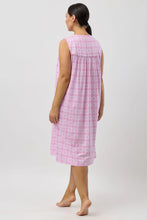 Load image into Gallery viewer, Schrank Baroque Sleeveless Nightie in Rose Pink or Indigo Blue SK411B5