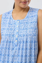 Load image into Gallery viewer, Schrank Baroque Sleeveless Nightie in Rose Pink or Indigo Blue SK411B5