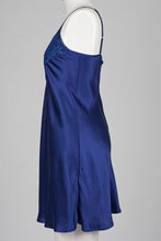 Load image into Gallery viewer, Carmen Kirstein 100%Silk Lace Slip Chemise Nightie. Made in New Zealand