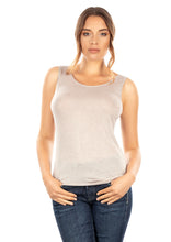 Load image into Gallery viewer, EGI Modal Cashmere Tank Top Singlet 5219