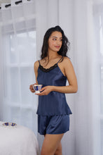 Load image into Gallery viewer, Carmen Kirstein 100% Silk Camisole with Lace