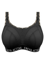 Load image into Gallery viewer, Freya Dynamic Non Wired Sports Bra with Leopard Trim AC4014